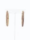 CZ Micropaved Hoop Earrings-230 Jewelry-NYW-Coastal Bloom Boutique, find the trendiest versions of the popular styles and looks Located in Indialantic, FL