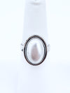 Sterling Silver Pearl Drop Ring-230 Jewelry-Oriental Treasure-Coastal Bloom Boutique, find the trendiest versions of the popular styles and looks Located in Indialantic, FL