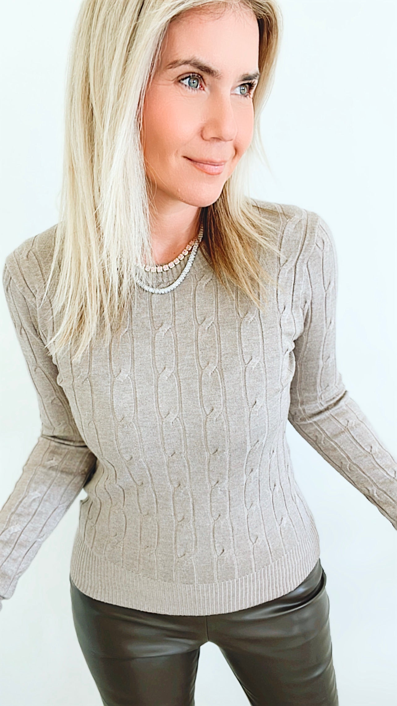 Hailey Knit Pullover Top - Camel-130 Long Sleeve Tops-Cielo-Coastal Bloom Boutique, find the trendiest versions of the popular styles and looks Located in Indialantic, FL