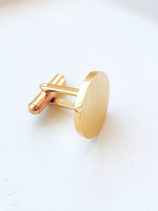 Stainless Steel Engravable Round Cuff Link-230 Jewelry-Atlanta Jewelers Supply-Coastal Bloom Boutique, find the trendiest versions of the popular styles and looks Located in Indialantic, FL