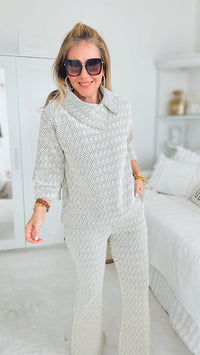 Columbia Textured Soft Pants-170 Bottoms-See and Be Seen-Coastal Bloom Boutique, find the trendiest versions of the popular styles and looks Located in Indialantic, FL