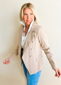 After All Italian Blazer - Beige-150 Cardigans/Layers-Venti6-Coastal Bloom Boutique, find the trendiest versions of the popular styles and looks Located in Indialantic, FL