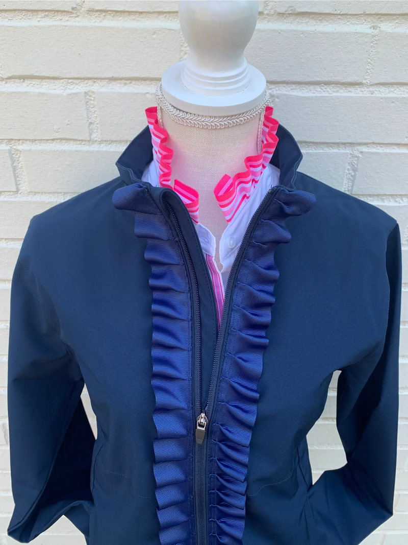 Sailor Soft Shell Jacket - Navy-160 Jackets-Pearly Vine-Coastal Bloom Boutique, find the trendiest versions of the popular styles and looks Located in Indialantic, FL