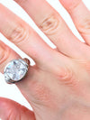 Sterling Silver Clear Cable Twist Ring-230 Jewelry-Oriental Treasure-Coastal Bloom Boutique, find the trendiest versions of the popular styles and looks Located in Indialantic, FL