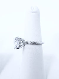 Sterling Silver Radiant Micropave Ring - Feb Market-230 Jewelry-Jewelry Max International-Coastal Bloom Boutique, find the trendiest versions of the popular styles and looks Located in Indialantic, FL