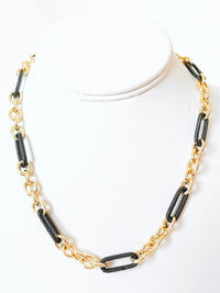 Cable Twist & Gold Toggle Necklace-230 Jewelry-NYC-Coastal Bloom Boutique, find the trendiest versions of the popular styles and looks Located in Indialantic, FL