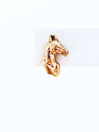Equestrian Earrings - Worn Gold-230 Jewelry-Canvas-Coastal Bloom Boutique, find the trendiest versions of the popular styles and looks Located in Indialantic, FL