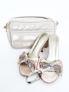 Satin Crystal Bow High Heels - Beige-250 Shoes-RagCompany-Coastal Bloom Boutique, find the trendiest versions of the popular styles and looks Located in Indialantic, FL