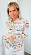 Cape Cod Blue Nile Top-130 Long Sleeve Tops-Dizzy Lizzie-Coastal Bloom Boutique, find the trendiest versions of the popular styles and looks Located in Indialantic, FL