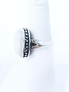 Sterling Silver Square Pearlescent Ring-230 Jewelry-Oriental Treasure-Coastal Bloom Boutique, find the trendiest versions of the popular styles and looks Located in Indialantic, FL