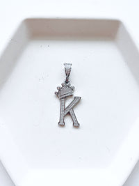 Sterling Silver Pick Your Letter Charm-230 Jewelry-Radium-Coastal Bloom Boutique, find the trendiest versions of the popular styles and looks Located in Indialantic, FL