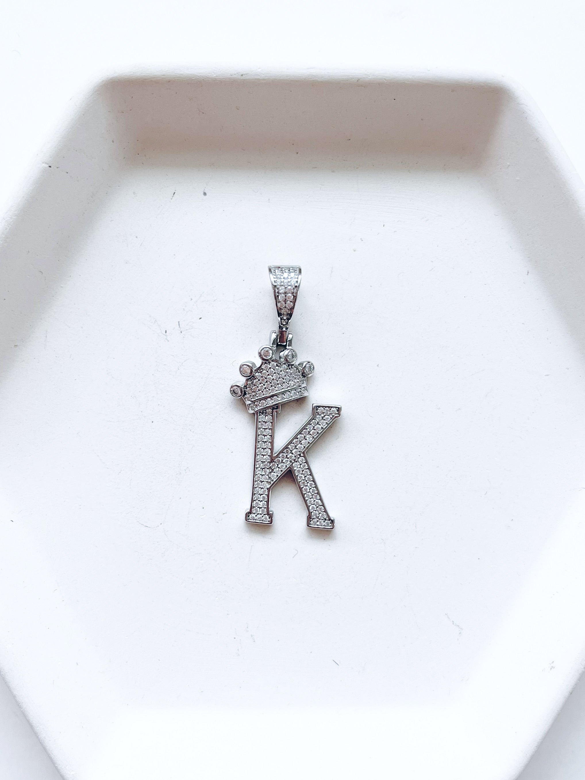 Sterling Silver Pick Your Letter Charm-230 Jewelry-Radium-Coastal Bloom Boutique, find the trendiest versions of the popular styles and looks Located in Indialantic, FL