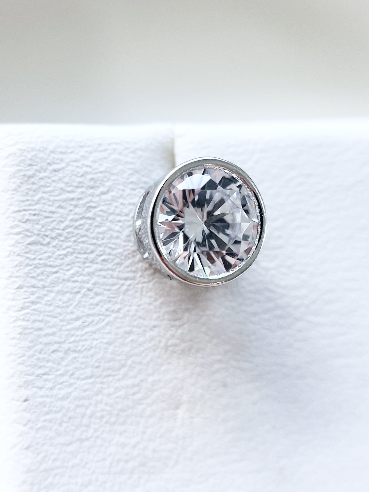 Bezel CZ Stud Earrings-230 Jewelry-NYC-Coastal Bloom Boutique, find the trendiest versions of the popular styles and looks Located in Indialantic, FL