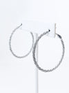 Twisted Rope Hoop Earrings Thin Set-230 Jewelry-Golden Stella-Coastal Bloom Boutique, find the trendiest versions of the popular styles and looks Located in Indialantic, FL
