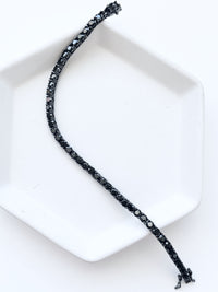 Thick Black Serendipity Bracelet-230 Jewelry-Radium-Coastal Bloom Boutique, find the trendiest versions of the popular styles and looks Located in Indialantic, FL