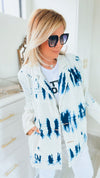 Acid Wash Denim Blazer-160 Jackets-SIGNATURE 8-Coastal Bloom Boutique, find the trendiest versions of the popular styles and looks Located in Indialantic, FL